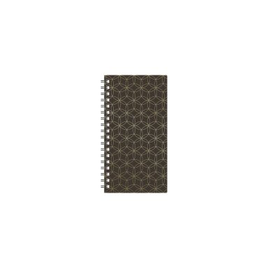 Kalendorius MIDI Spirex 2027, 95 x 170 mm, Pattern, ruda, kartonas Kalendorius MIDI Spirex 2027, 95 x 170 mm, Pattern, ruda, kartonas