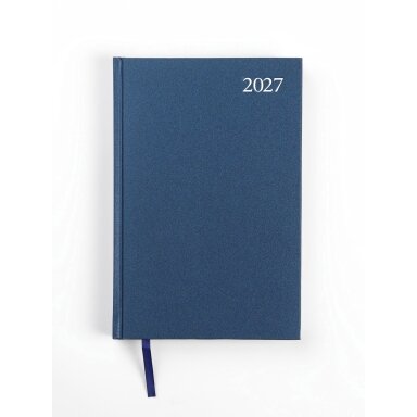 Kalendorius STANDARD 2027, PVC, A5, mėlyna LT Kalendorius STANDARD 2027, PVC, A5, mėlyna LT