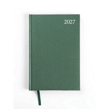 Kalendorius STANDARD 2027, PVC, A5, žalia LT Kalendorius STANDARD 2027, PVC, A5, žalia LT
