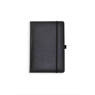 Kalendorius - užrašinė  UNIVERSAL BLACK EDITION, PU, A5, be datų, juoda
