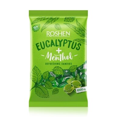Karamelė ROSHEN Menthol Eucalyptus, 1 kg