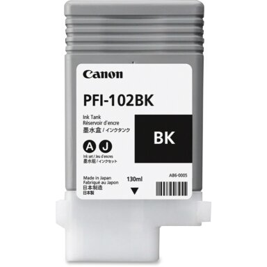 Kasetė Canon PFI-102K (0895B001) BK 130ml OEM