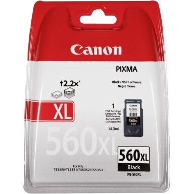 Kasetė Canon PG-560XL (3712C001) BK 400 psl OEM