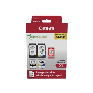 Kasetė Canon PG575XL/CL576XL CMYK Multipack OEM