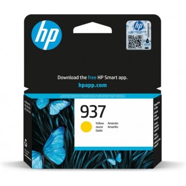 Kasetė HP Ink No.937 (4S6W4NE) YL 800psl OEM