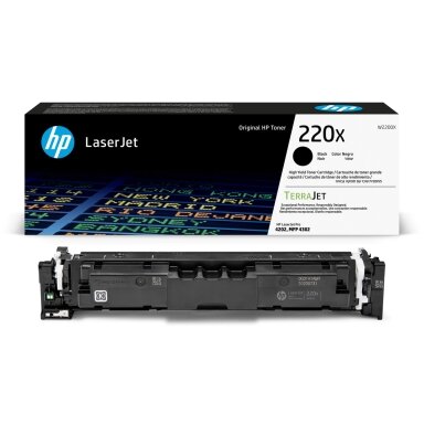 Kasetė HP No.220X (W2200X) BK 7500psl OEM Kasetė HP No.220X (W2200X) BK 7500psl OEM