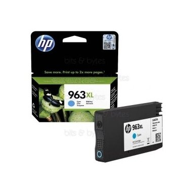 Kasetė HP No.963XL (3JA27AE) CY 1600 psl. OEM
