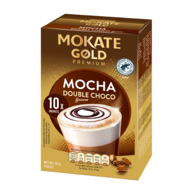 Kavos gėrimas MOKATE Gold Premium Latte Chocolate, 10 x 14g Kavos gėrimas MOKATE Gold Premium Latte Chocolate, 10 x 14g