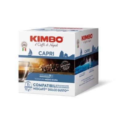 Kavos kapsulės KIMBO Dolce Gusto Capri,16 x 7g