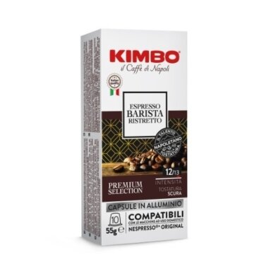 Kavos kapsulės KIMBO, Espresso Ristretto, 10x 5,5g