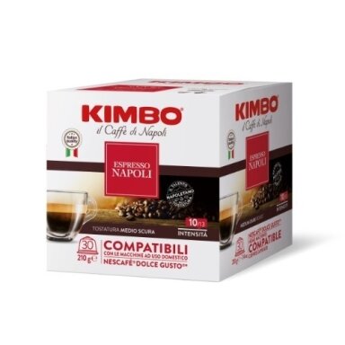 Kavos kapsulės KIMBO Napoli, 30 x 7 g