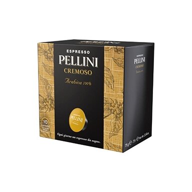 Kavos kapsulės PELLINI Cremoso, 75 g