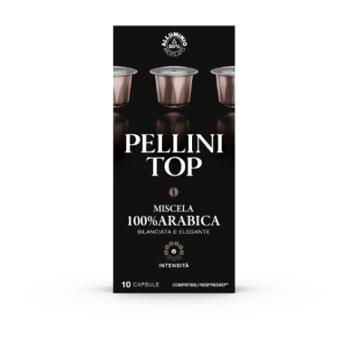 Kavos kapsulės PELLINI Top, 10x5,5g Kavos kapsulės PELLINI Top, 10x5,5g