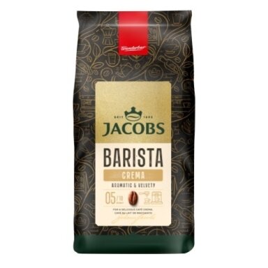 Kavos pupelės JACOBS Barista Crema 1kg Kavos pupelės JACOBS Barista Crema 1kg