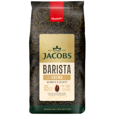 Kavos pupelės JACOBS Barista Crema 1kg Kavos pupelės JACOBS Barista Crema 1kg
