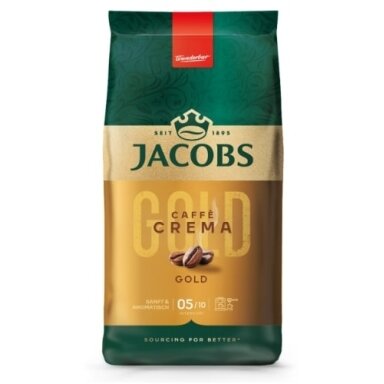 Kavos pupelės JACOBS Crema, 1 kg