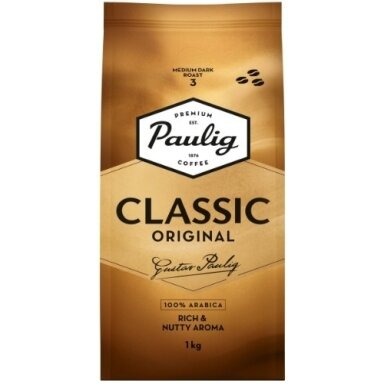 Kavos pupelės PAULIG CLASSIC Kavos pupelės PAULIG CLASSIC