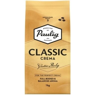 Kavos pupelės  PAULIG Classic Crema, 1 kg