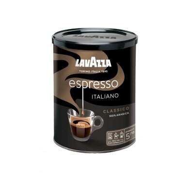 Kava LAVAZZA Espresso, malta, 250 g, metalinėje dėžutėje 2