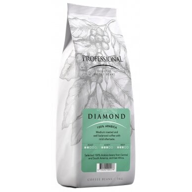 Kavos pupelės PROFESSIONAL DIAMOND, 1 kg