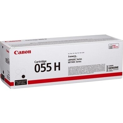 Kasetė Canon 055H (3020C002) BK 7.600psl OEM Kasetė Canon 055H (3020C002) BK 7.600psl OEM