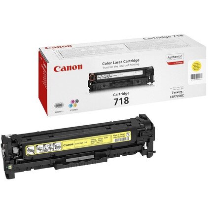 Kasetė Canon 718 (2659B002) YL 2900psl OEM Kasetė Canon 718 (2659B002) YL 2900psl OEM