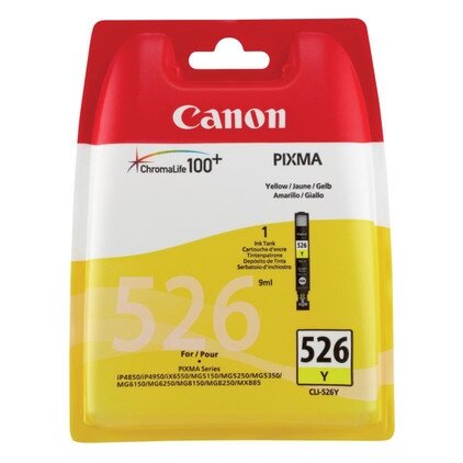 Kasetė Canon CLI-526Y YL 450psl OEM Kasetė Canon CLI-526Y YL 450psl OEM