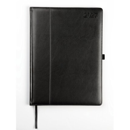 Kalendorius AMBASSADOR BLACK EDITION 2027, PU, A4, juoda (Baltic) Kalendorius AMBASSADOR BLACK EDITION 2027, PU, A4, juoda (Baltic)