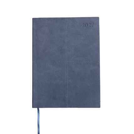 Kalendorius IMPERIAL2027, A4, minkštu viršeliu, šv.pilka