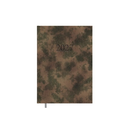 Kalendorius MANAGER Day 2027, A5, PU, Camouflage Kalendorius MANAGER Day 2027, A5, PU, Camouflage