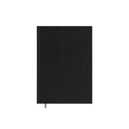 Kalendorius MANAGER Day 2027, A5, PVC, juoda Kalendorius MANAGER Day 2027, A5, PVC, juoda