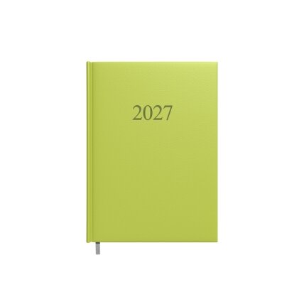 Kalendorius Week 2022, A5, PU, šviesiai žalia sp.