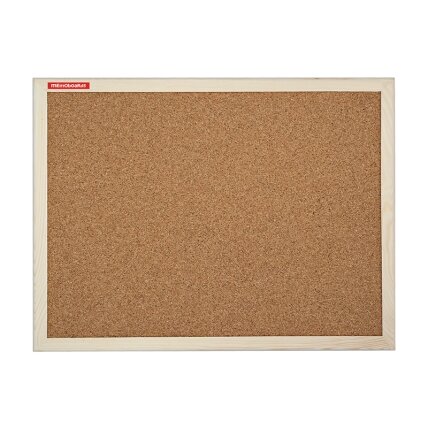 Kamštinė lenta MEMOBOARDS, 60x50 cm, medinis rėmas
