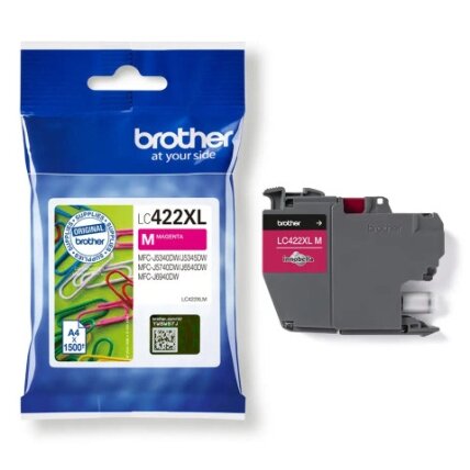 Kasetė Brother LC422XL MG 1.5K OEM Kasetė Brother LC422XL MG 1.5K OEM
