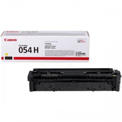 Kasetė Canon 054H (3025C002) YL 2.300psl OEM Kasetė Canon 054H (3025C002) YL 2.300psl OEM
