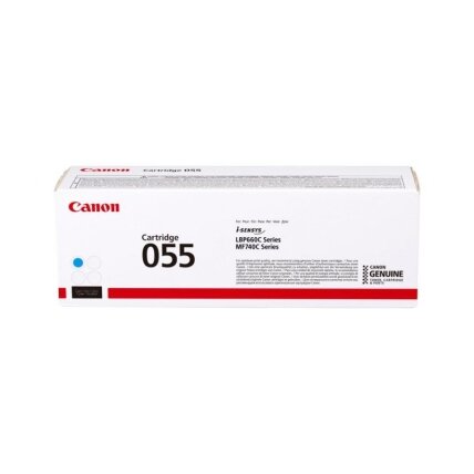Kasetė Canon 055 (3015C002) CY 2.100psl OEM Kasetė Canon 055 (3015C002) CY 2.100psl OEM