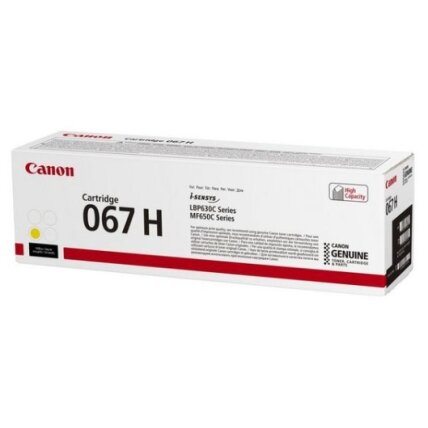 Kasetė Canon 067H (5103C002) YL 2350psl OEM Kasetė Canon 067H (5103C002) YL 2350psl OEM