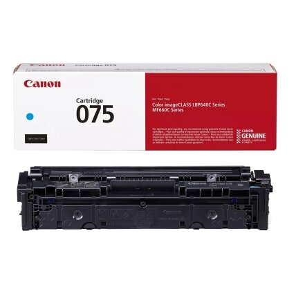 Kasetė Canon 075 (6364C002) CY 1300psl OEM Kasetė Canon 075 (6364C002) CY 1300psl OEM