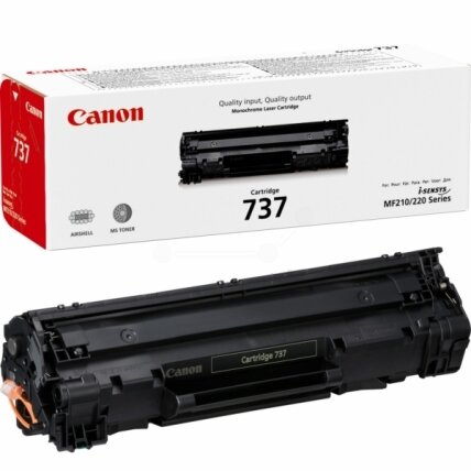 Kasetė Canon 737 (9435B002) BK 2400psl OEM Kasetė Canon 737 (9435B002) BK 2400psl OEM