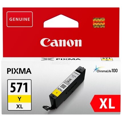 Kasetė Canon CLI-571 XL (0334C001) YL OEM Kasetė Canon CLI-571 XL (0334C001) YL OEM