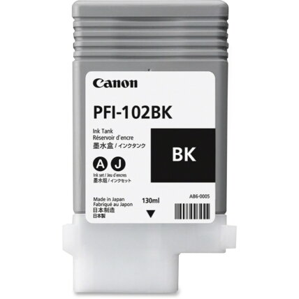 Kasetė Canon PFI-102K (0895B001) BK 130ml OEM Kasetė Canon PFI-102K (0895B001) BK 130ml OEM