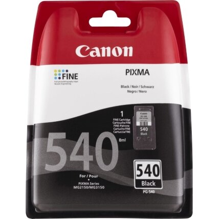 Kasetė Canon PG-540 (5225B005) BK 180 psl. OEM Kasetė Canon PG-540 (5225B005) BK 180 psl. OEM