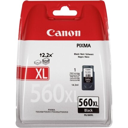 Kasetė Canon PG-560XL (3712C001) BK 400 psl OEM Kasetė Canon PG-560XL (3712C001) BK 400 psl OEM