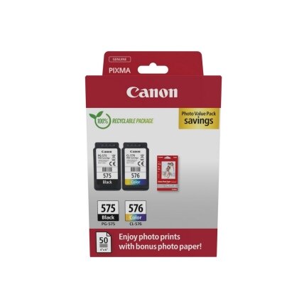 Kasetė Canon PG-575/CL-576 CMYK Multipack OEM Kasetė Canon PG-575/CL-576 CMYK Multipack OEM