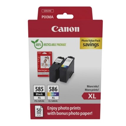 Kasetė Canon PG-585XL/CL-586XL CMYK 2x 300psl Multipack OEM Kasetė Canon PG-585XL/CL-586XL CMYK 2x 300psl Multipack OEM