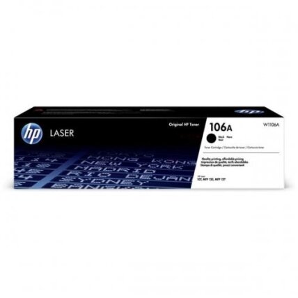 Kasetė HP 106A (W1106A) BK 1000psl OEM 1 Kasetė HP 106A (W1106A) BK 1000psl OEM 1