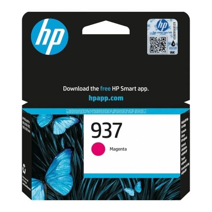 Kasetė HP Ink No.937 (4S6W3NE) MG 800psl OEM Kasetė HP Ink No.937 (4S6W3NE) MG 800psl OEM