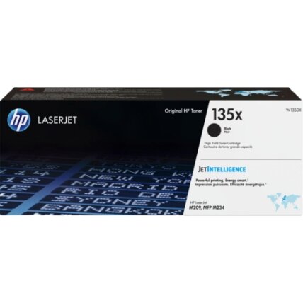 Kasetė HP No.135X (W1350X) BK 2.4K psl. OEM Kasetė HP No.135X (W1350X) BK 2.4K psl. OEM