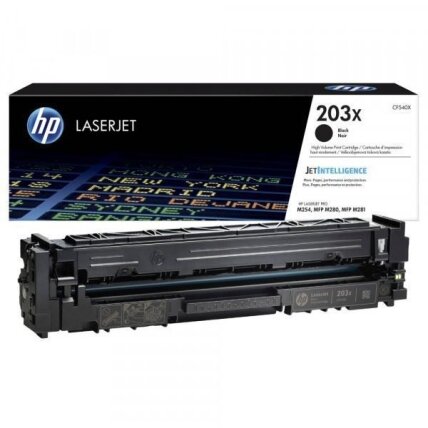 Kasetė HP No.203X (CF540X) BK 3.2K OEM Kasetė HP No.203X (CF540X) BK 3.2K OEM