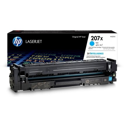 Kasetė HP No.207X (W2211X) CY 2450psl OEM Kasetė HP No.207X (W2211X) CY 2450psl OEM